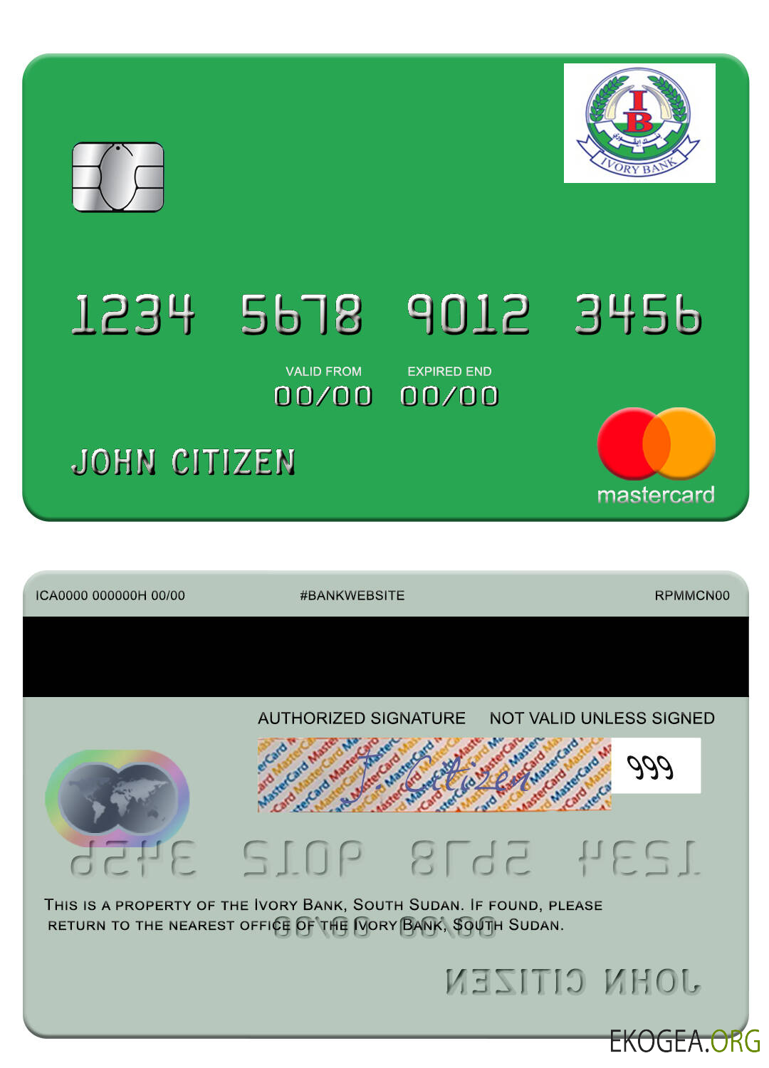 Soudan du SudIvory Bank mastercard